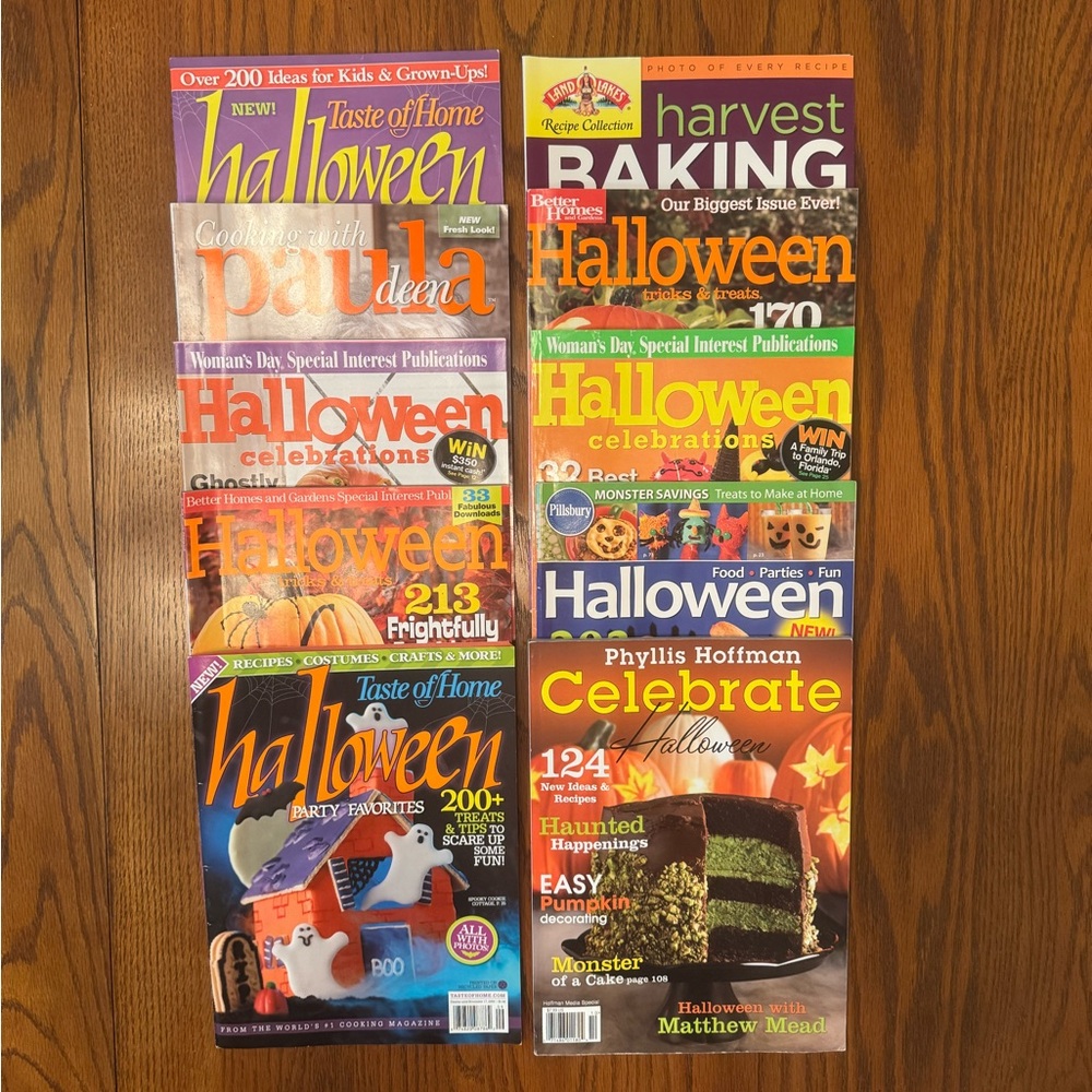 Halloween and Fall Party Magazines - Bundle of 10 - Picture 2 of 5